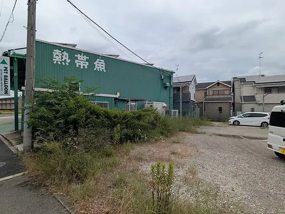 草刈り・庭掃除事例4（作業前）